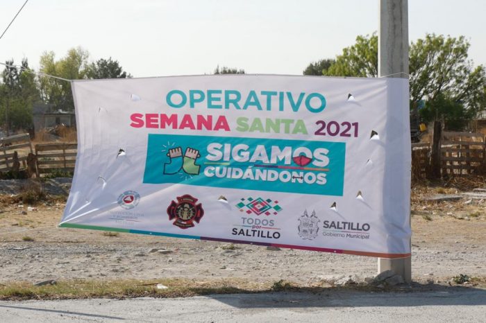 Reporta PC saldo blanco en operativo de Semana Santa en Saltillo