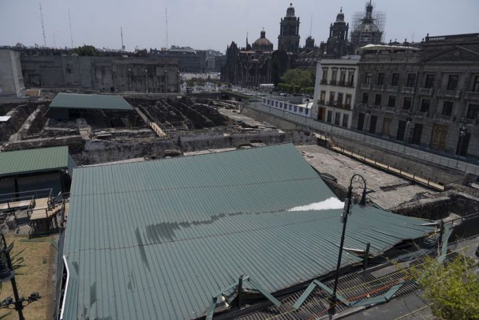 Los arqueólogos temen por los otros techos del Templo Mayor: “El que cubre la pirámide está a punto de colapsar”