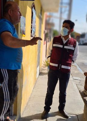 Continua el candidato por Morena Ariel Maldonado sus recorridos por Saltillo