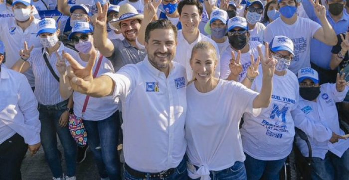 Patricia Lobeira sustituirá a su esposo, Miguel Ángel Yunes Márquez, como candidata a la alcaldía de Veracruz