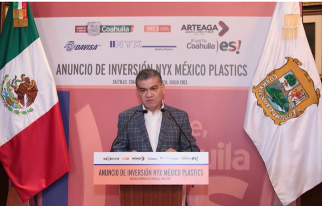 ANUNCIA MARS INVERSIÓN DE 25 MDD PARA COAHUILA DE LA EMPRESA NYX MÉXICO PLASTICS