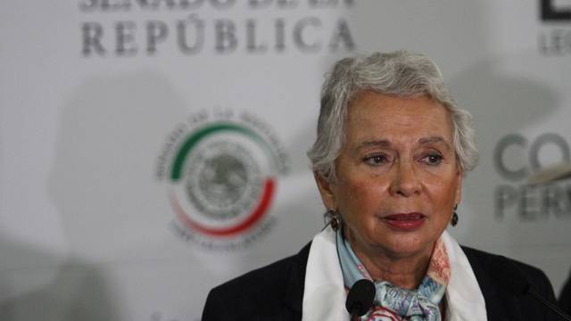Ricardo Monreal propone a Olga Sánchez Cordero como presidenta del Senado