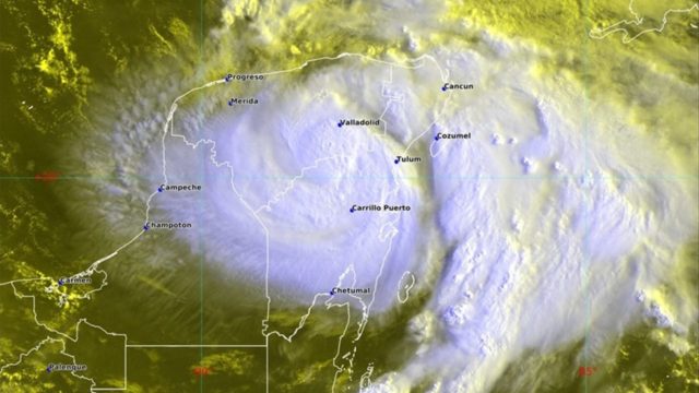 Huracán Grace impacta en QR y avanza hacia Veracruz para el fin de semana
