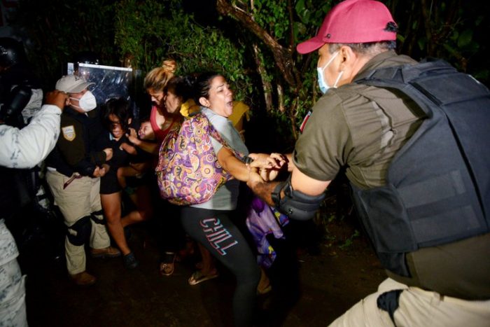 Cuarta caravana migrante se dispersó tras operativo de la Guardia Nacional e INM