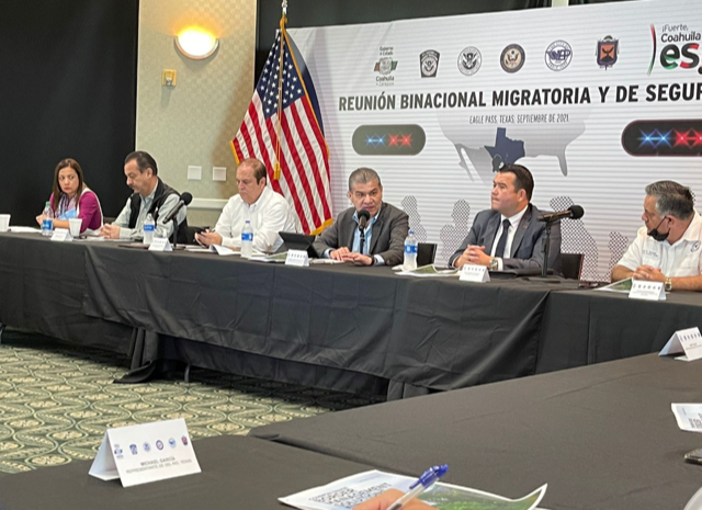 ACUERDAN COAHUILA Y TEXAS, MESA OPERATIVA PARA TRATAR TEMA MIGRATORIO