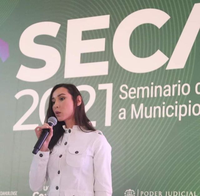 Participa Diputada Lizbeth Ogazón en la Semana de Capacitación a Municipios.