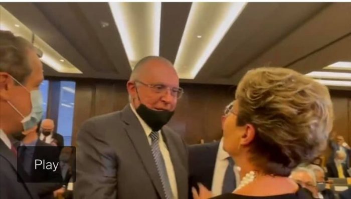El general Salvador Cienfuegos reapareció en un evento público en la Ciudad de México