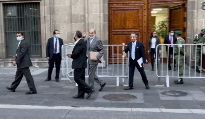 De Carlos Slim a Carlos Hank: AMLO se reunió con empresarios en Palacio Nacional