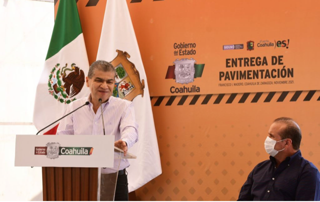 SIGUE MARS CON ENTREGA DE OBRA DE INFRAESTRUCTURA VIAL PARA COAHUILA