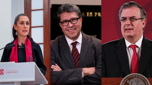 El futuro de los presidenciables: la carrera de Claudia Sheinbaum, Marcelo Ebrard y Ricardo Monreal por la candidatura de Morena en 2024