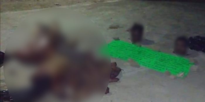 CJNG dejó dos decapitados en la zona del Istmo de Tehuantepec