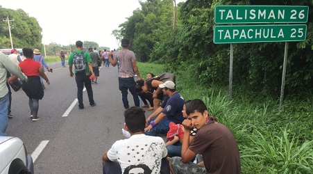 INM y Guardia Nacional disolvieron a la primera caravana migrante de 2022