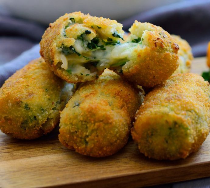 RECETA VEGANA, CROQUETAS DE PAPAS CON ESPINACAS.