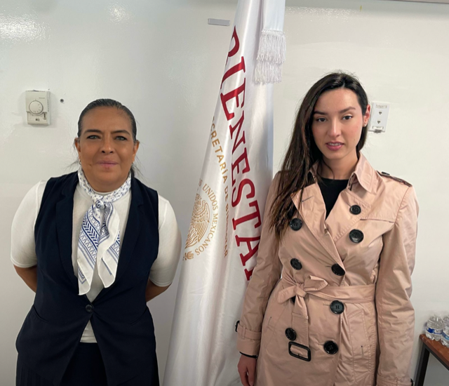 Se reúne la diputada Lizbeth Ogazón con la Subsecretaria de Bienestar