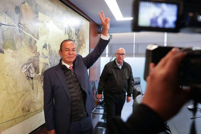 José Manuel del Río Virgen vuelve al Senado tras su liberación