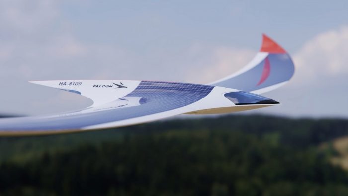 El avión solar con forma de halcón que apuesta por vuelos sostenibles
