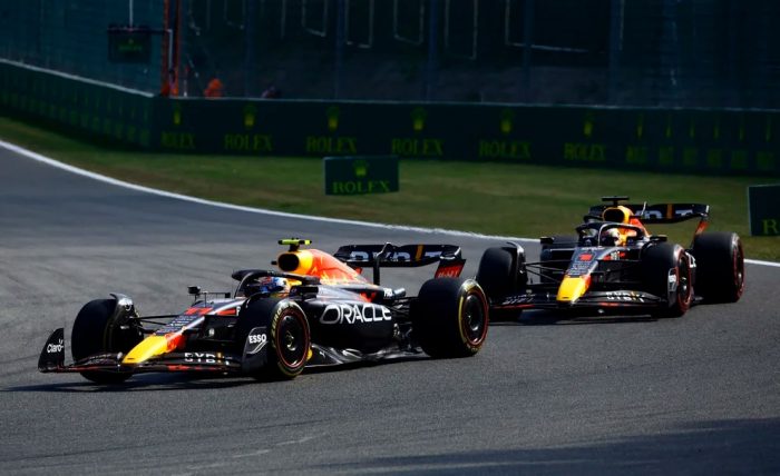F1: Checo Pérez ganó el segundo lugar del Gran Premio de Bélgica y cerró nuevo doblete para Red Bull