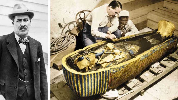 El famoso arqueólogo Howard Carter robó tesoros en la tumba de Tutankamón