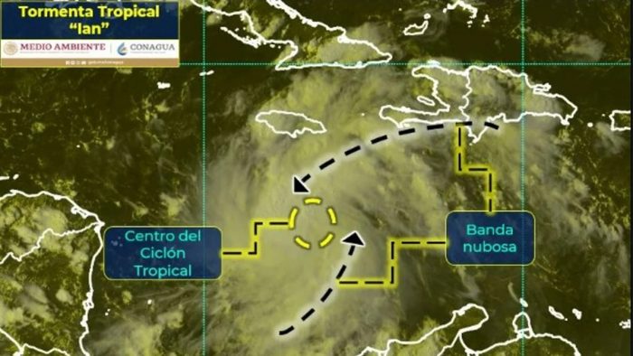 Tormenta Tropical “Ian” se convertirá en huracán categoría 4, afectará Cancún y toda la península de Yucatán