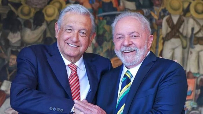 “Feliz, feliz, feliz”: así reaccionó AMLO al triunfo de Lula da Silva en Brasil