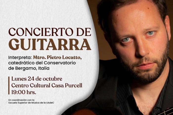 Invitan a Concierto de Guitarra en la Casa Purcell