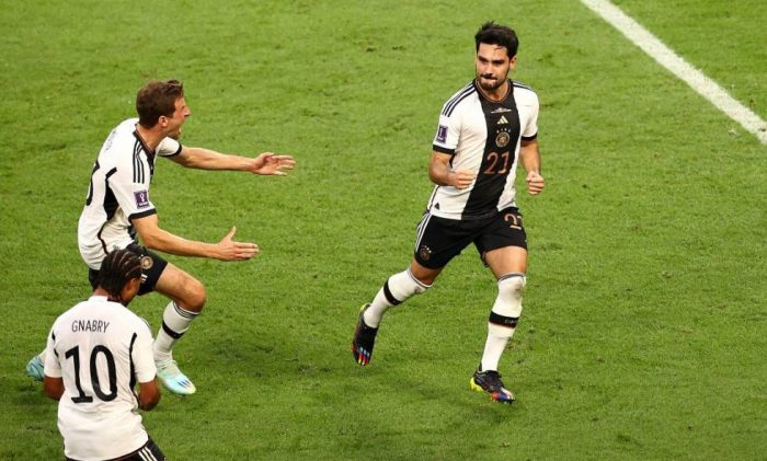 Alemania vs Japón : el elenco europeo domina el partido y gana con gol de Gundogan de penal