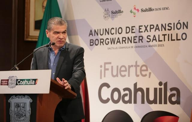 ANUNCIAN MIGUEL RIQUELME Y JOSÉ MARÍA FRAUSTRO EXPANSIÓN DE BORGWARNER-SALTILLO