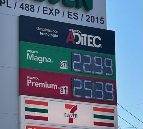 Gasolina sigue subiendo de precio en México