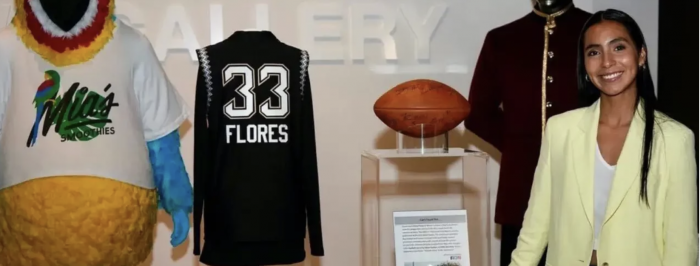 Diana Flores, la primera jugadora mexicana de flag football en llegar al museo del Salón de la Fama