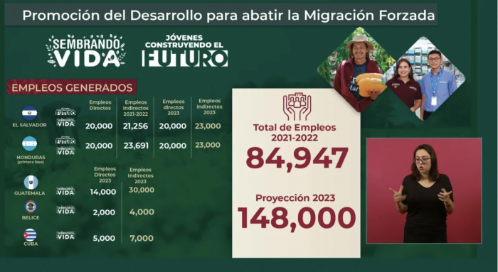 Programas del Bienestar han generado 84 mil empleos en Centroamérica