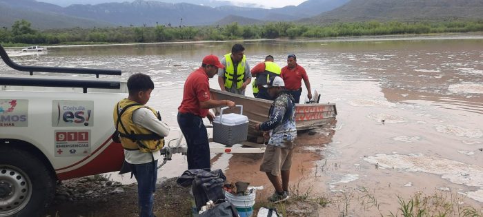 Rescata PC Ramos Arizpe a paseantes atrapados en la Presa Palo Blanco