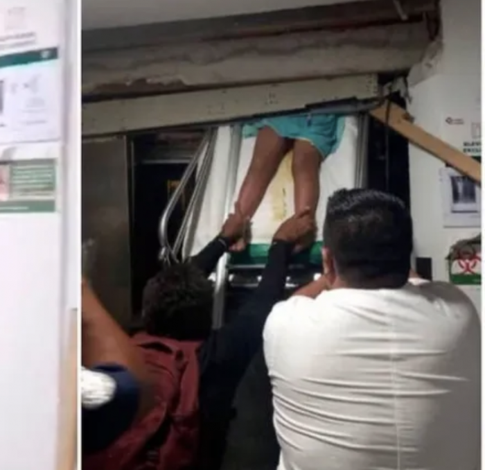 Niña muere prensada en elevador del IMSS de Playa del Carmen