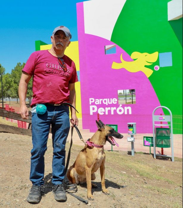 Inauguran Chema Fraustro y Riquelme el segundo Parque Perrón