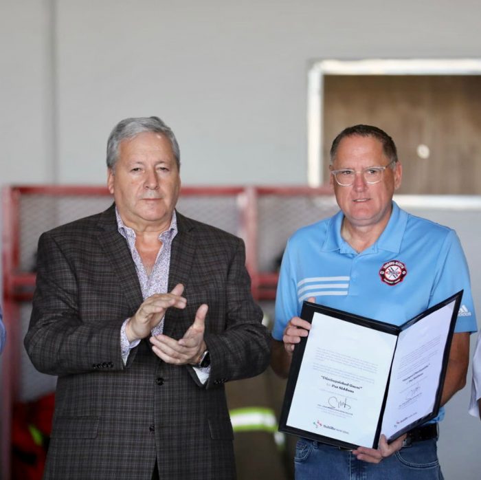 Agradece Gobierno de Saltillo donación de camión de bomberos