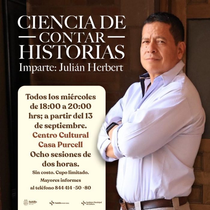 INVITA IMCS A SU TALLER "CIENCIA DE CONTAR HISTORIAS"
