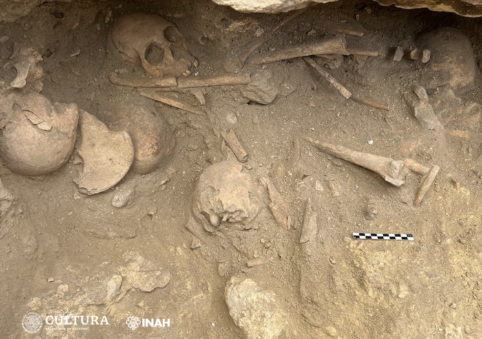El Centro INAH Puebla explora tumba intacta por más de 1,500 años, en San Juan Ixcaquixtla