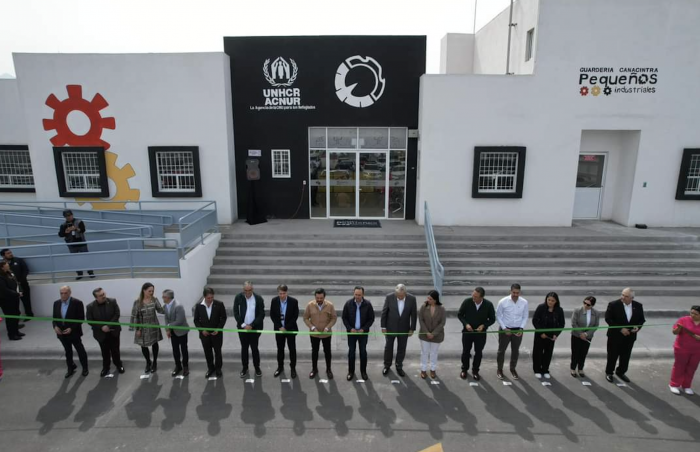 IMSS, Gobierno de Coahuila, Canacintra y ACNUR inauguran guardería para hijos de personas refugiadas