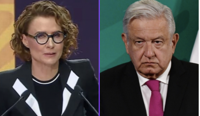 AMLO explota contra Denise Maerker por asegurar que persiste la corrupción durante el debate presidencial: “No somos iguales”