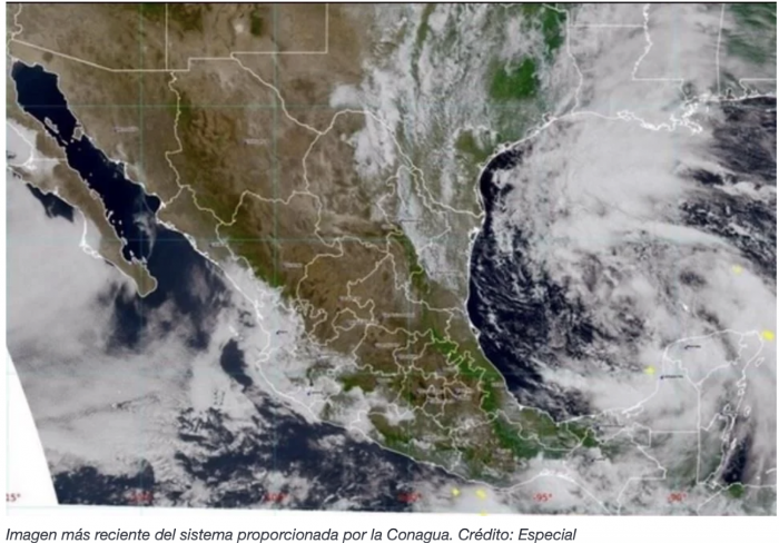 Ciclón ‘pone el ojo’ en el sureste: Así es como evolucionará en el Golfo de México