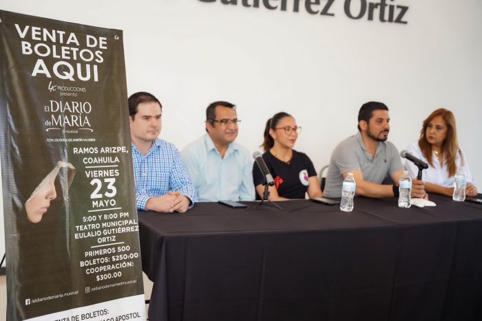 *Se presentará en Ramos Arizpe el musical “El Diario de María”*