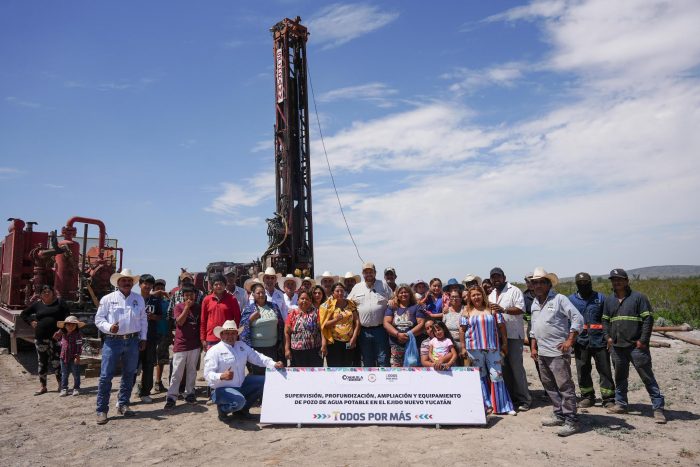 *Supervisa Tomás Gutiérrez obra hidráulica en Nuevo Yucatán*