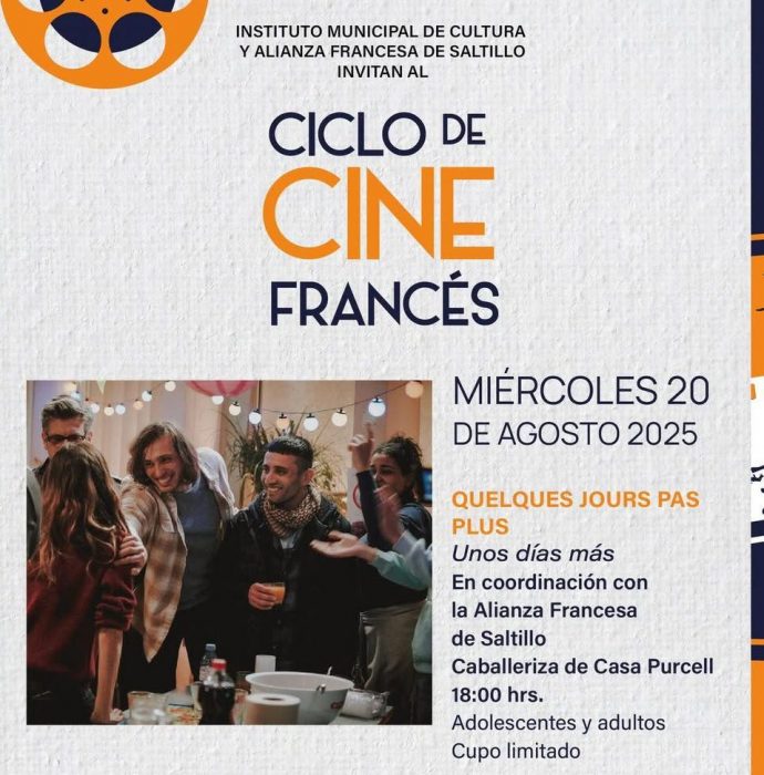 El IMCS invita al CICLO DE CINE FRANCÉS