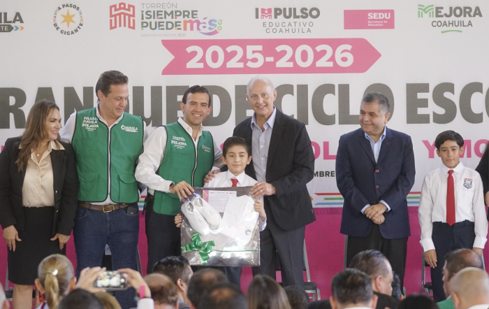 Arranca con éxito nuevo Ciclo Escolar en Coahuila