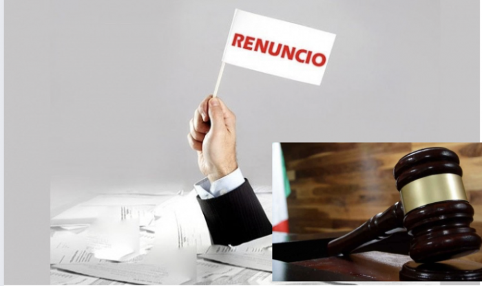Juzgadores renuncian dos semanas después de rendir protesta