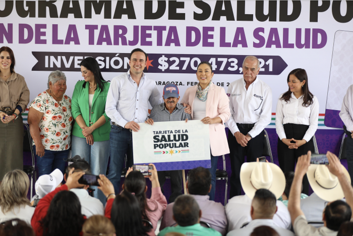 Impulsan el acceso a la salud con la entrega de la Tarjeta de la Salud Popular