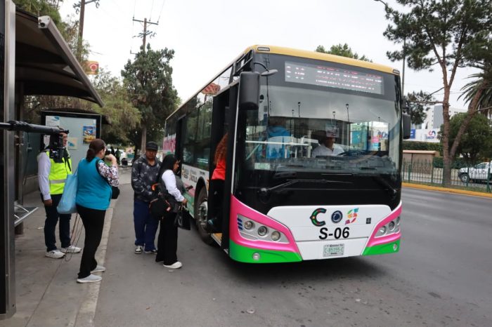 Supervisa IMMUS rutas troncales del “Aquí Vamos Gratis”