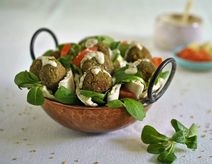 RECETA VEGANA.Falafel ligero