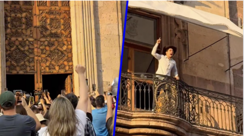 Protesta por asesinato de alcalde de Uruapan se torna violenta; toman Palacio de Gobierno