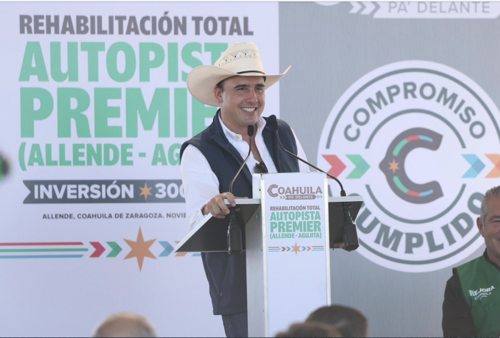 ¡Compromiso cumplido!, entrega Manolo la rehabilitación total de la Autopista Premier
