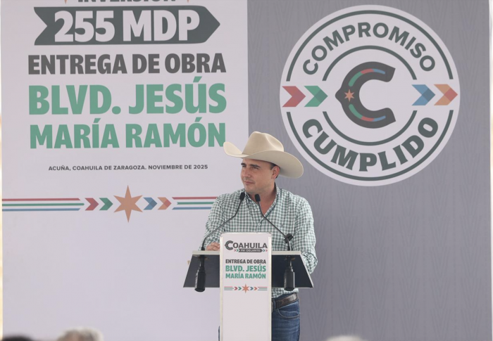 Construyendo en equipo entregamos las grandes obras en Coahuila: Manolo